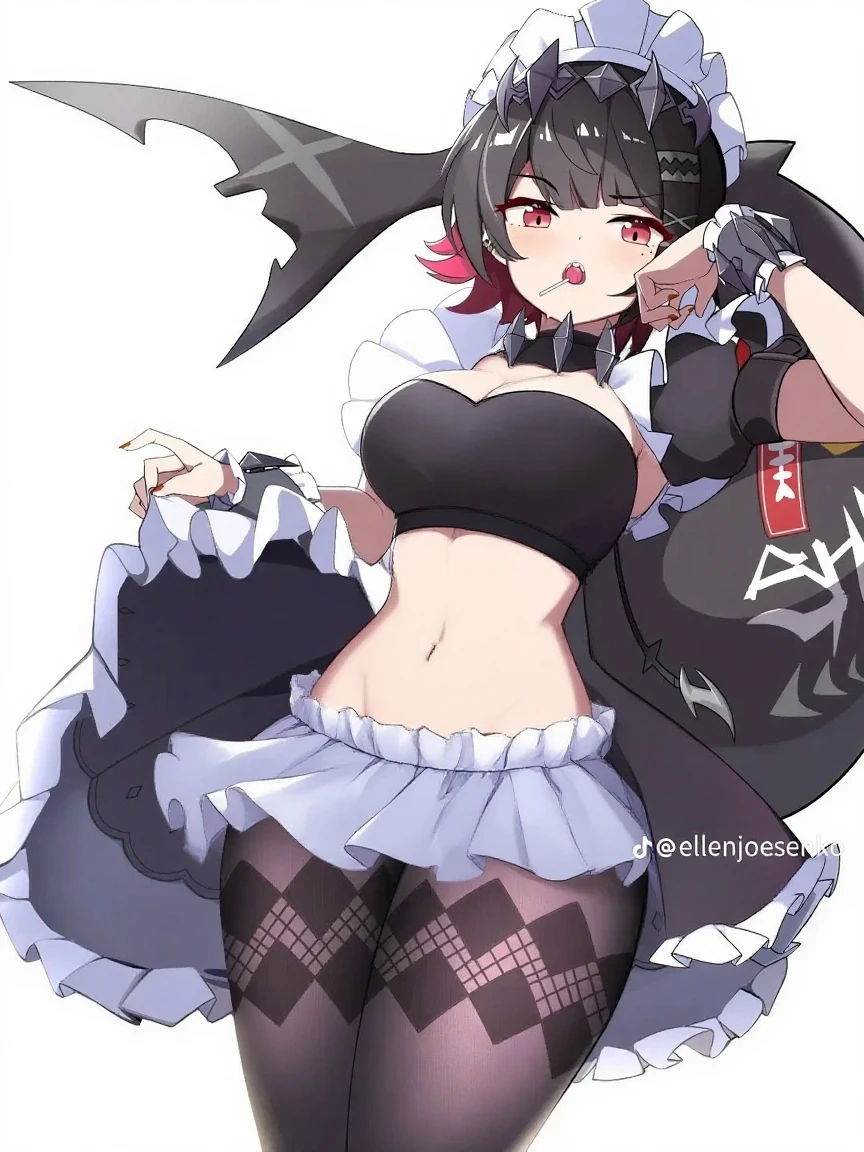 (((masterpiece,Highest Resolution,4K High Resolution,Crisp image quality:1.3)Pussy juice(Detailed Hair,garter belt,One Girl(Large Breasts) ,Maid,, Wrist cuff, Maidheaddress, Red eyes ,Two-tone hair with red on the inside,high school student,Vaginal cross section,(A situation in which a girl is masturbating with a dildo, shaking her hips violently)((Sharp image quality))