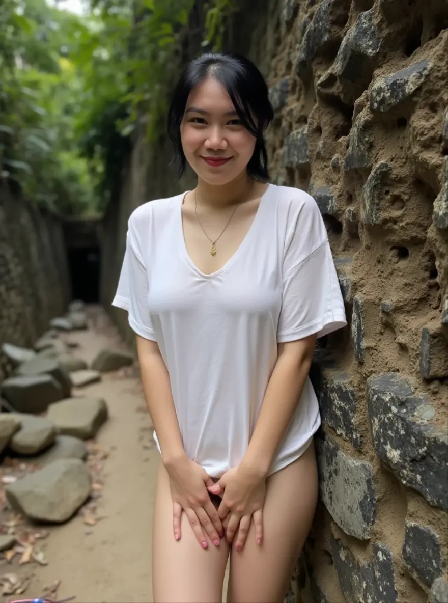 ((best quality)), ((Masterpiece)), (details), perfect face, songkran, Thai traditional suit ,temple girl , nude, armpit ,huge ,big tits ,armpit spread ,wet armpit ,8 years old , sweaty ,naked , squat ,legs spread ,peeing ,inverted nipple ,big breasts, ???