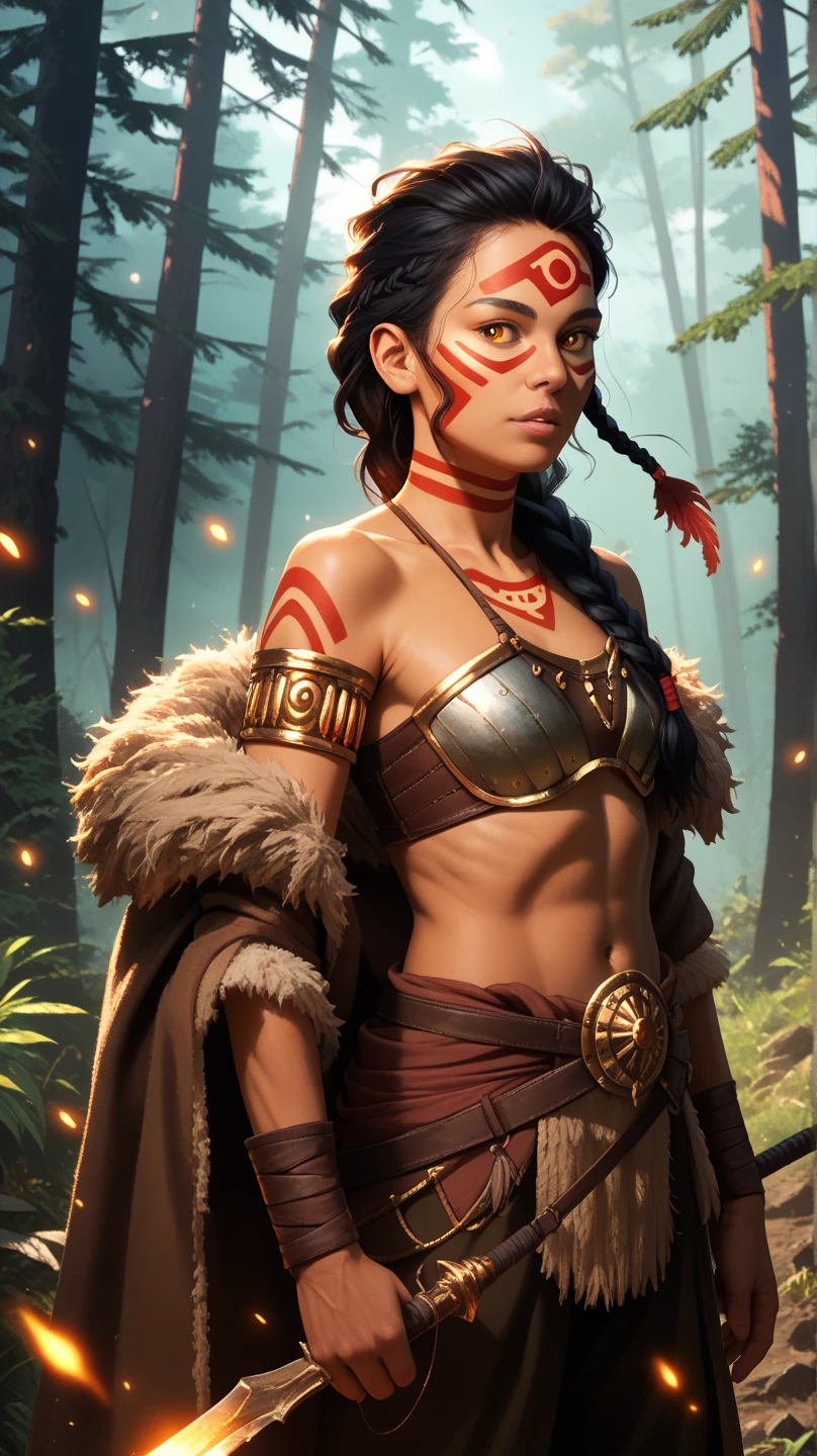 score_9, score_8_up, score_7_up, rating_safe, solo, 1girl, emaciated,
Piercing, tribal tattoo, neck tattoo, <lora:Concept Art Twilight Style SDXL_LoRA_Pony Diffusion V6 XL:0.8> realistic