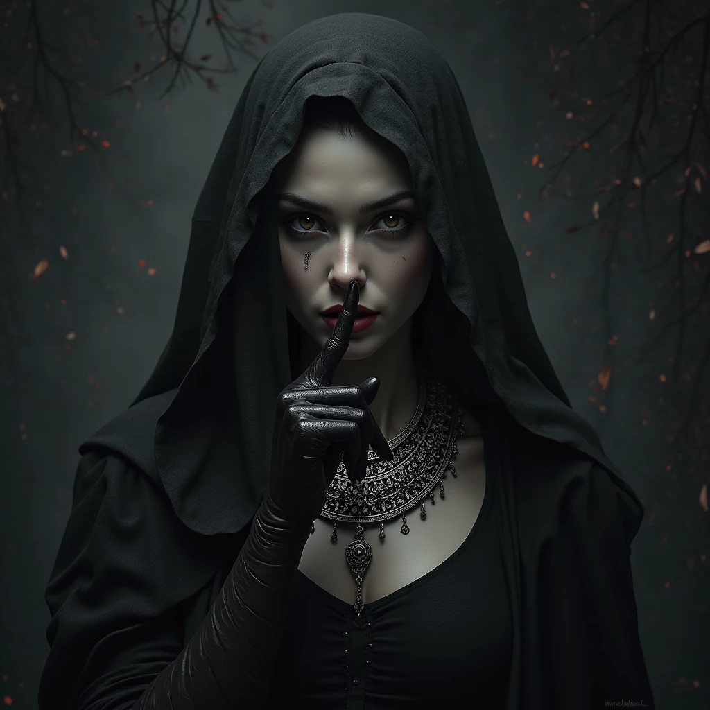 cinematic film still of cinematic film still of <lora:add-detail-xl:0.1>1
<lora:detailed:0.3> realism
<lora:perfection style:0.2> perfect
<lora:eyetune:0.6>
<lora:xl_more_art-full_v1:0.1>
<lora:Ron Fricke style:0.3>
<lora:Unreal Engine style:0.3>
<lora:TeethXL:0.3>
<lora:Chiaroscuro Lighting Style:0.3> Chiaroscuro Lighting Style
 <lora:Grim Reaper style:1>
Grim Reaper a woman with a cigarette in her hand, horror movie themed, sharp, detailed, epic photography, artistic, creative, dramatic light, cinematic style, film style, Grim Reaper style, 1girl, solo, breasts, open mouth, monochrome, greyscale, nude, fangs, covering, covering breasts, medium breasts, closed eyes, covering privates, realistic
, shallow depth of field, vignette, highly detailed, high budget, bokeh, cinemascope, moody, epic, gorgeous, film grain, grainy