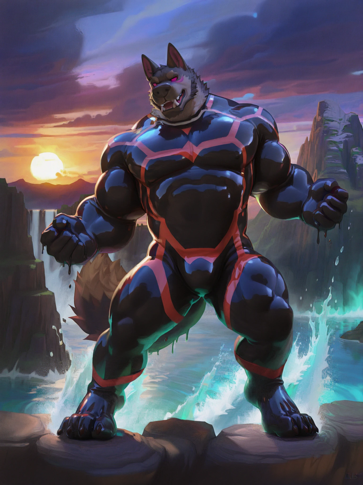 demon lord dragon batzz,  (masterpiece, best quality, detailed:1.2) full body, detailed full body, a knight's mechanical armor, glowing wide and heavy armor, wears full body armor. massive muscles, huge pecs, chiseled abs, huge pectorals, exaggeratedly huge muscles. wearing a cloak. unusually developed muscular body big muscle, pecs, triceps, traps, waist narrow, unusually developed muscular body, The claws are sharp, Sharp teeth, Spread wings, It has wings. have big wings.