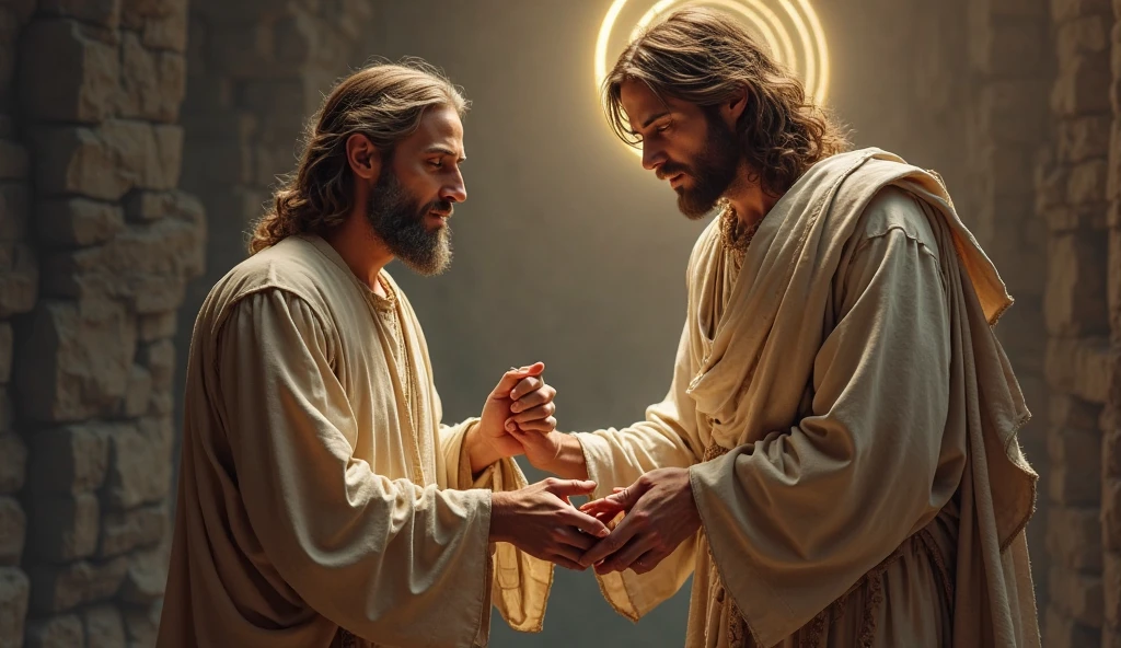 8k jesus lord real jesus blessings people giving heaven, portrait natural Photographic