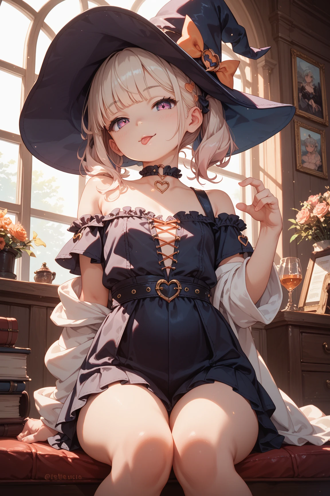 (masterpiece),(best quality),extreamly delicate and beautiful,traditional media,
<lora:inPictureFrameNCNF_v01:1>photo \(object\),in picture frame,
1girl,elf,robe ,witch,(apple:1.3) , smile,
short low twintails, brown eyes, gigantic breasts,
spread legs,sitting,indoors,