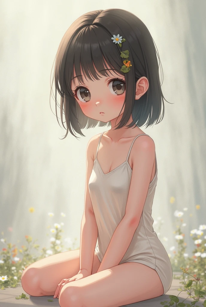 top-quality、in 8K{ boy shows off sex with child:1},{10yaers old},{Showing off her creampie appearance},{boy shows off his penis  }Short black hair,In the park,Feel the gaze(1:1),Sweating,Face to feel,((Kamimei))、