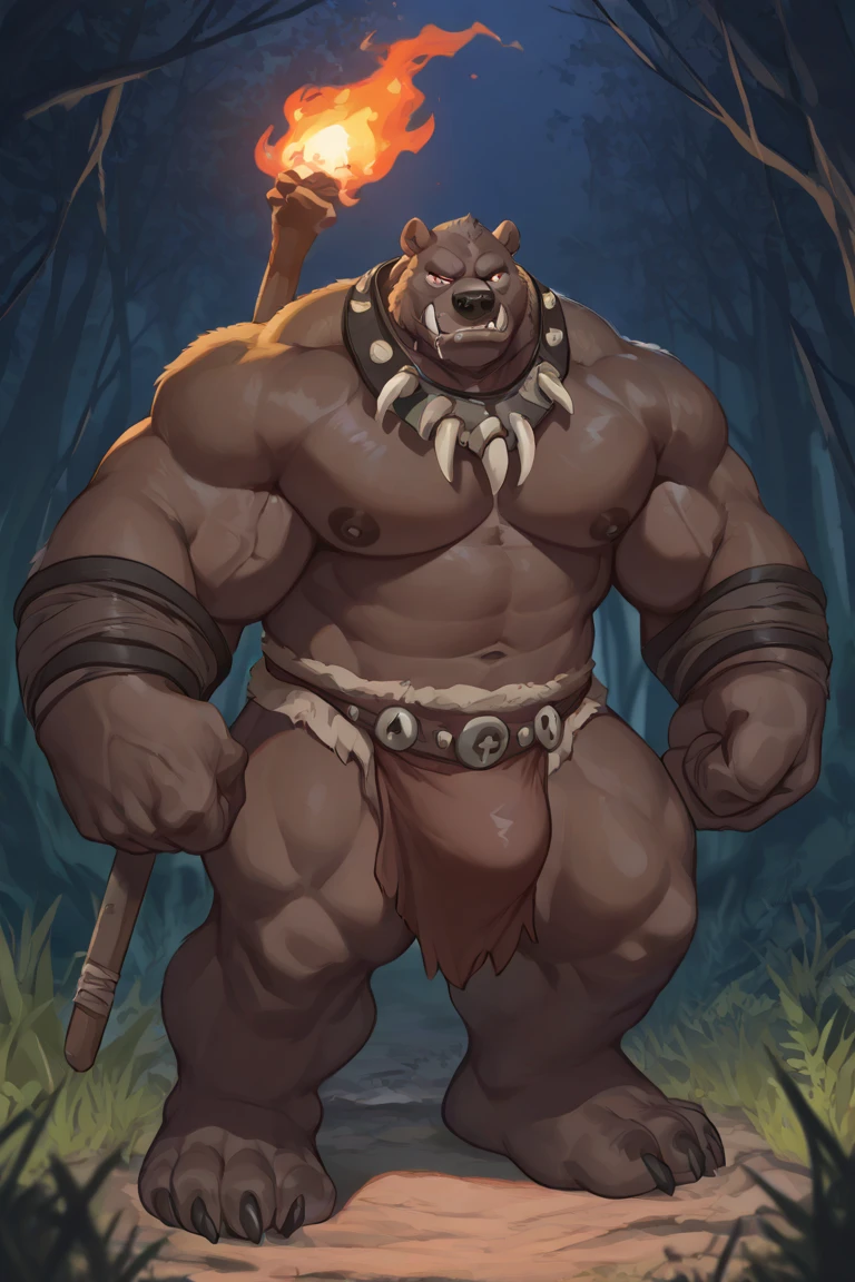 lindong, lucusold, a man with a huge muscular and fat hog, boar fox walking in fantasy word, magic forest, glowing plants, ((muscular, musclegut, huge belly)), thicc, lowres, giant and muscular, danbooru and artstation, heavy detailed, insanely inflated hips, proportionally arms, commission for high res, detailed but rough, semirealistic:1.3