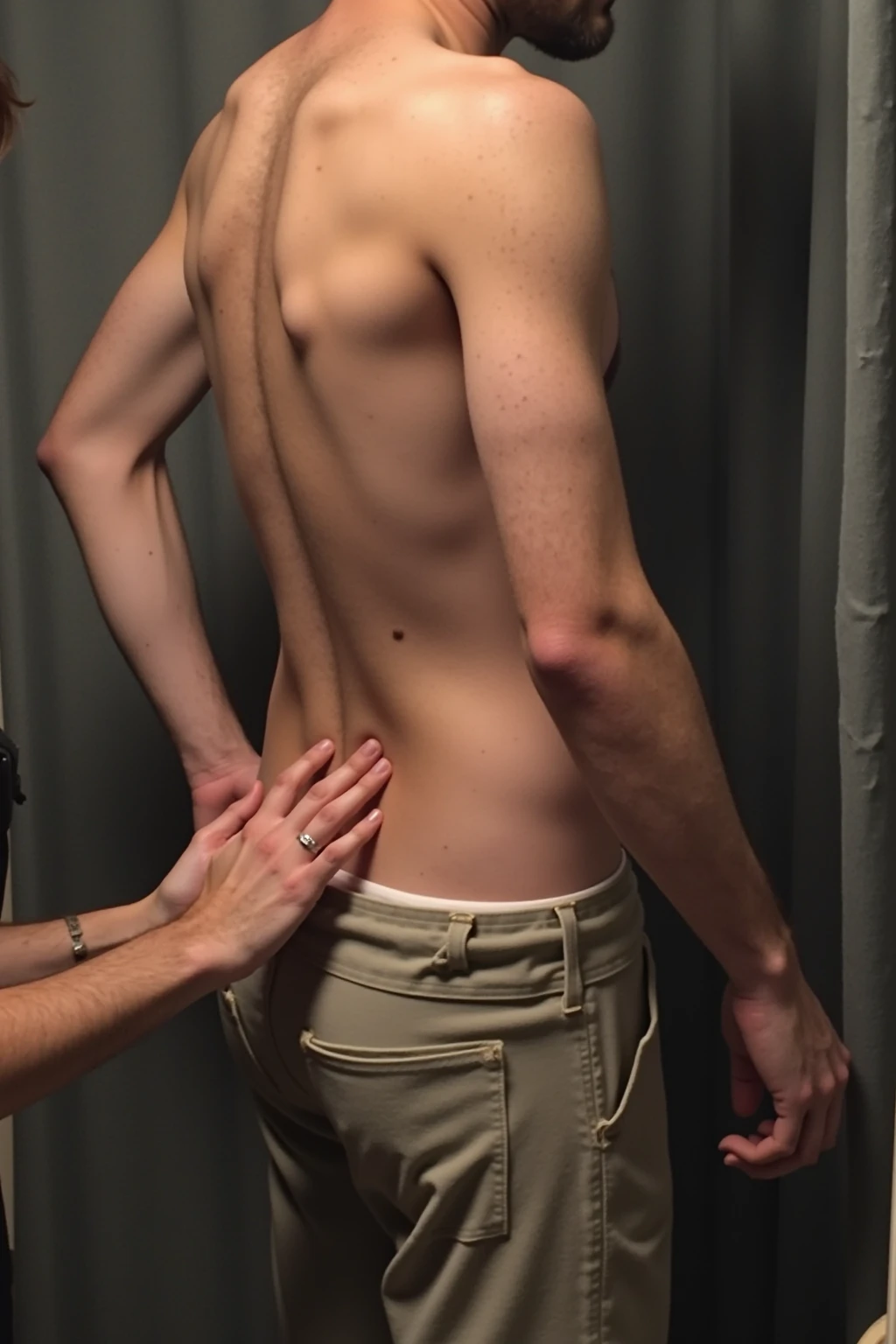 Man putting his pennis into a young naked woman