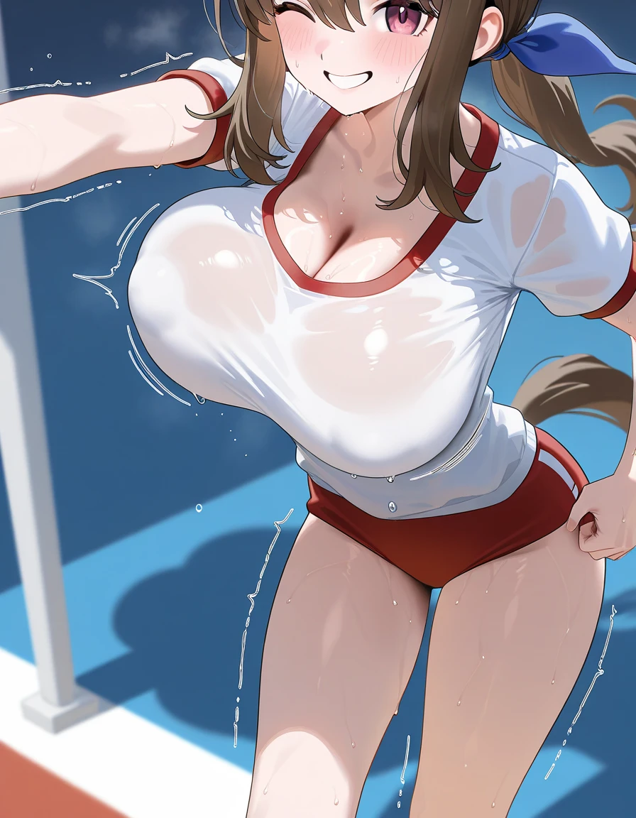 full body photographed, best quality,(highly detailed:1.2) masterpiece, mature,45years old, sleep on boxing ring, large saggy tit, topless,,hollow eyes,distress face,screaming,crying,wearing sporty boots,high leg cut monokini,sweating,Steam,Dark hair、Sweaty skin、Professional wrestling venues、((On the ring of professional wrestling:1.3)),open legs、disheveled hair,from above,red face,drool,(knocked out:1.2),lying,curvy、Rough breathing、(Aching:1.3),closed eyes,red face,syncope