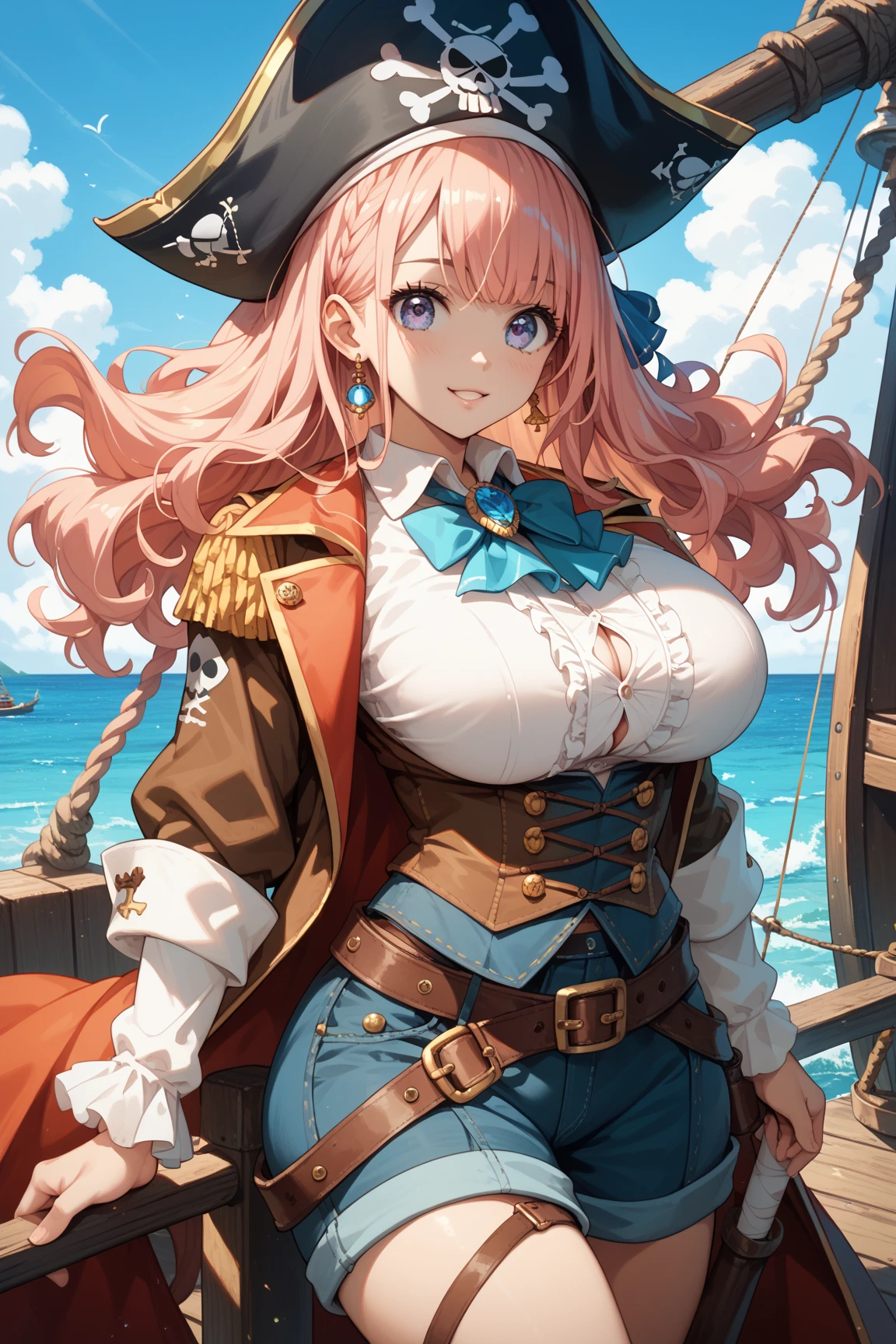 Plus size anime woman pirate