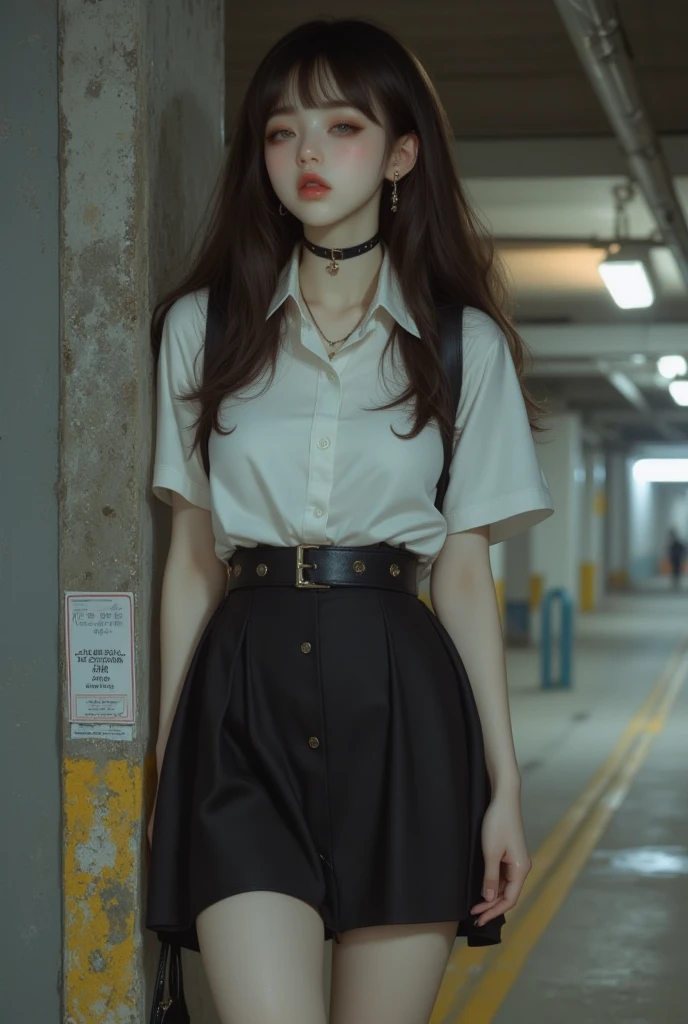 best qualtiy,tmasterpiece,超高分辨率,(fidelity:1.4),RAW photogr,1girl,long leges,deep shading,Youth theme