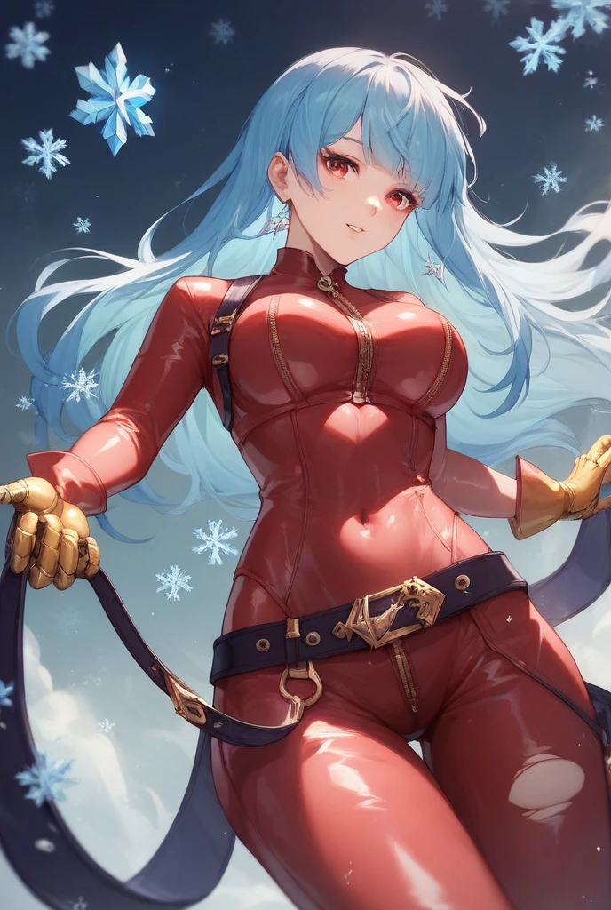 (((SFW、sound、Highest quality、first-class、masterpiece、Normal body、8K、Detailed face、Ultra-precision、Normal hand、Normal finger、5Finger、Highest)))、beautiful girl、Silver Hair、Small breasts、Shortcuts、Light blue high-leg retard、Racy leotard、Ultra-thin leotard、Sheer leotard、See-through、Patsunpatsun、Tight、Bite、No sleeve、Waist belt、Red cloak、Circlet、Legendary Sword、DRAGON QUEST、Female Hero、In combat、Combat Ready、Lightning Slash、incantation、Gigadein、Thunder Magic、Spread your legs wide、defeat wish、Immoral、masochist、blush、Trance、Nipple erection
