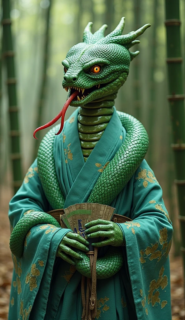 blonde alligator woman taekwondo fighter