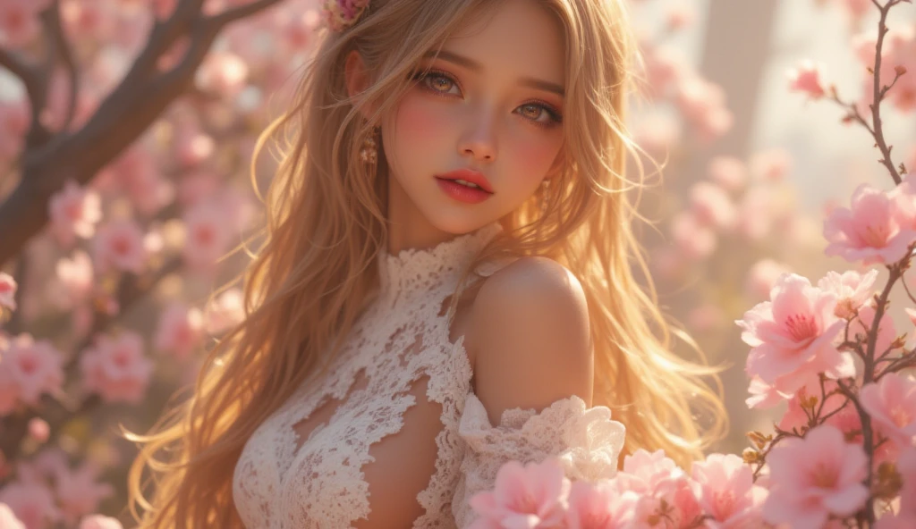 multiple exposure, masterpiece:1.2, highest quality, 16k, highres, ultra-realistic, photorealistic:1.37, beautiful detailed:1.2, cute lily fairy girl, flying in a meadow full of lilies, holding a bouquet of lilies,meadow(colorful lilies, full of lilies, bluesky), beautiful delicate pure white dress and hat with a lily motif, Beautiful and elegant pose, gently smile, beautiful delicate(hair, face, long eyelash, eyes, pupils, lips, hat, dress), sparkling eyes, shining rosy lips, blushed cheek, through bangs,