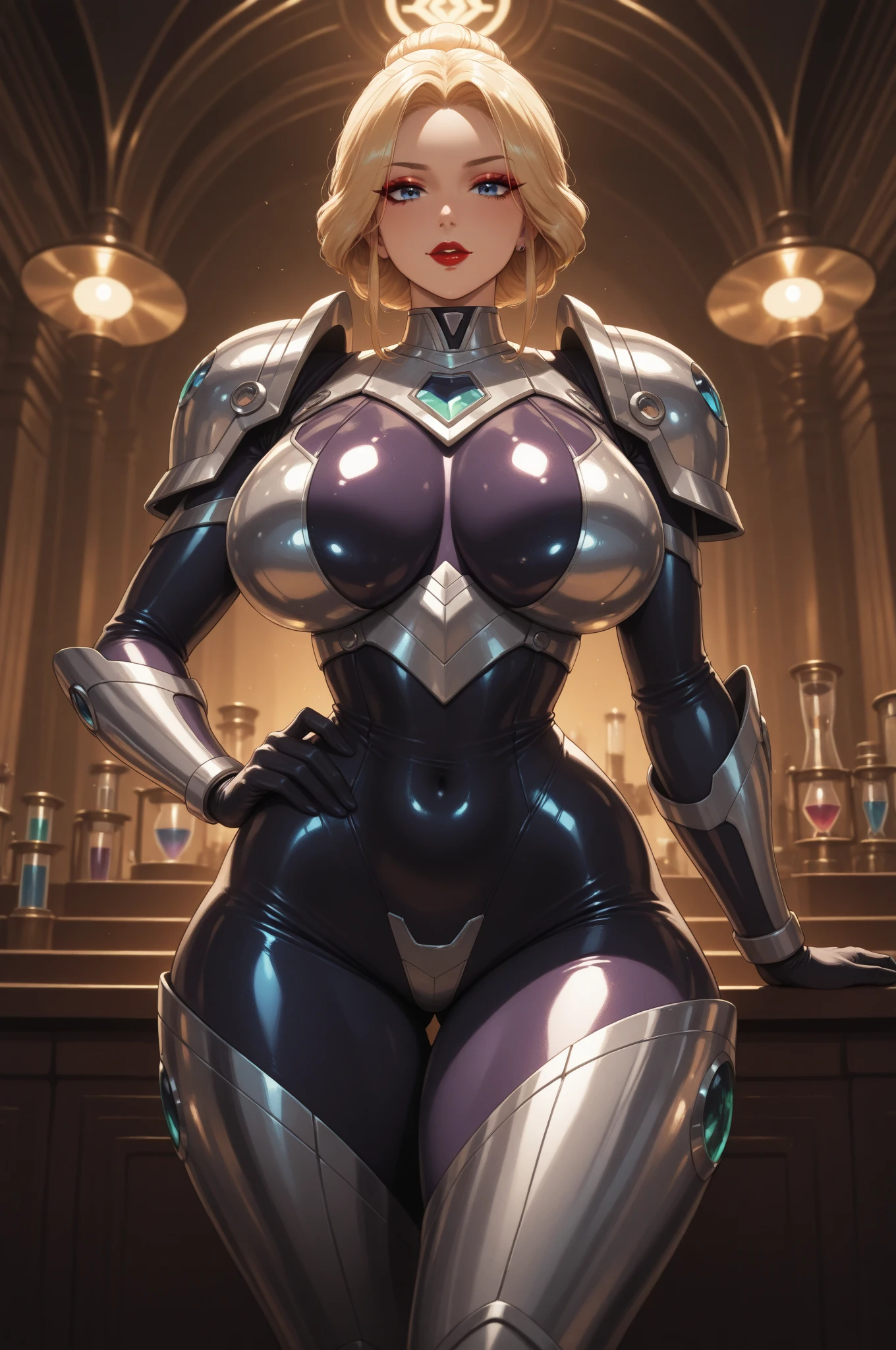 1girl, 25 y.o. woman,((Power Girl)), portrait in Justice League style, "Round, youthful face" + "Bright, piercing blue eyes" + "Thick, dark eyebrows" + "Full, sensual lips" + "Short, blonde hair styled in a sleek, straight style" + "Smooth, fair-toned skin" + "Slim, toned figure" + "Slim, toned figure with large, perky breasts" + "Tight, toned stomach" + "Round, firm buttocks" + "Toned, muscular legs" "Round, firm, and toned ass"), posing like a model, volumetric lighting, best quality, masterpiece, realistic, anatomically correct, (strong cinematic lighting), ((rim lighting)), stunning details, intricate details, 8k post-production, High resolution, super details, trending on ArtStation, sharp focus, depth of field f/1.8, studio photos, (((looking at camera)))