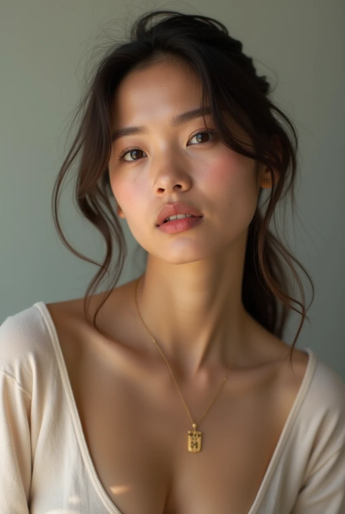 Use only this photo as reference. Cover her face with cum.