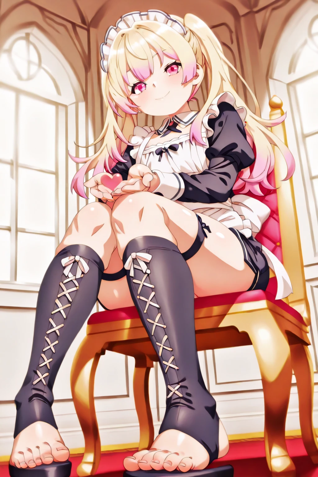 Ultra-high definition image quality、beautiful girl、high school girl、One Man、18-year-old、Twin tails、 Body Type、Woman riding man、Cowgirl、Sex、Striped knee socks、Devilish smile、Sex、Gothic Lolita Fashion、Blonde、Big ribbon、Gothic Lolita Room、a large number of stuffed animals、Highest quality, Small Ass、Small breasts 、Slim figure、Thighs、Spread your legs and put your penis in your pussy、gothic lolita panties、Sweaty buttocks、Sweaty buttocks、pubic hair、Reaching orgasm、Sweaty crotch、She turned her jacket inside out、Gothic Lolita exposed the good stuff。、Gothic Lolita is great、Angle from directly below、Shift panties to the side, Her vagina is visible、Inserting the penis into the vagina、Cowgirlfuck、Shaking breasts、Obscene hip swing、The penis is pistoning up and down vigorously、Climax and convulsions、