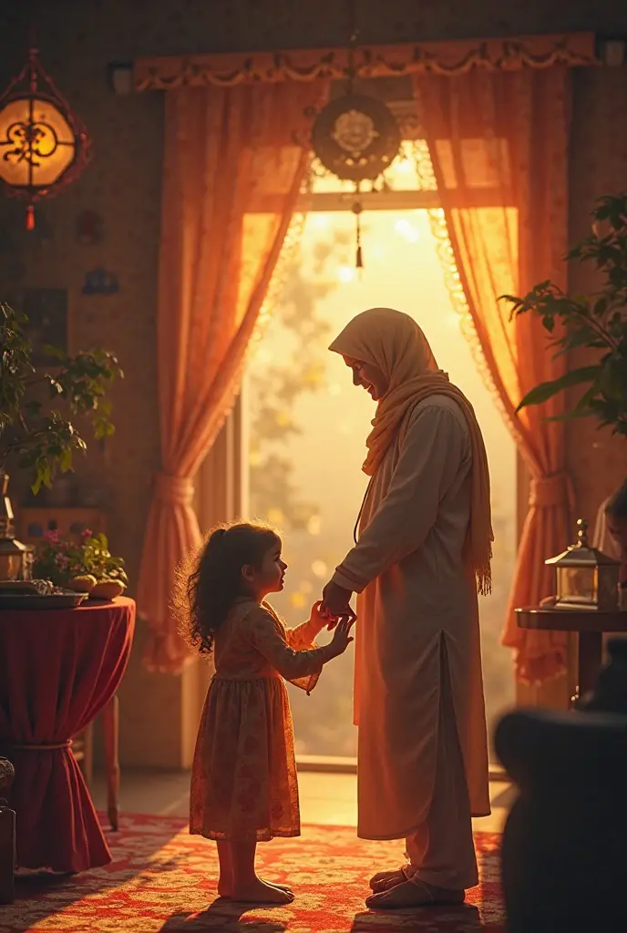 One day, a  named Ali went with his mother to a shrine.
The mother said, “Come son, let’s offer a sheet here and ask for something.”