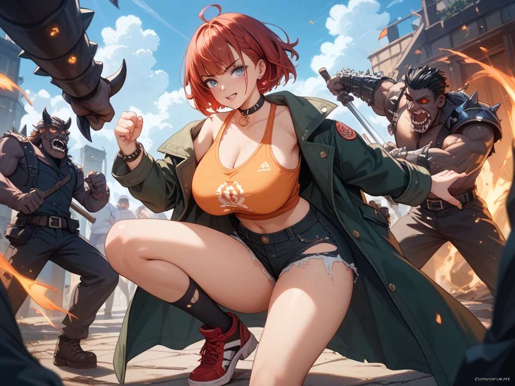 (((1 girl))), (((8K,2 thousand.))),(tmasterpiece))), (((beste-Qualit))), (Ultra-detailed) ((highly detailed CG illustration)), ((Extraordinarily gentle and beautiful face)),,a 1girl,( ConceptArt) , , (tmasterpiece:1.2), (beste-Qualit:1.3), (One backstory, whitebackground: 1.3),(((CHARACTERS OF THE POST-APOCALYPTIC WORLD OF THE WASTELAND))), ((( Post-apocalyptic wasteland))), ((( Extremely embarrassed face))),, ((((The most ruddy embarrassed face) ))), ((((The eyes are drawn in the style of manga)))),, (((big breastes))), (((red hair and eyes in the style of manga))) ,(((completely naked))), ((Genitals) ),(((dynamicpose))), ((Interaction with the environment)), Mouth wave, ((((random angle)))), ((((Random Pose)))), (((completely naked))), ((((The girl flies away in maximum dynamics from the explosion)))) , ((((The clothes_burns from the explosion)))), ((((Everything is in dynamics)))), ((((Clothing in maximum dynamics)))), ((((The Girl Inside the Explosion)))), ((((Clothes are torn as much as possible)))), ((((Clothes are torn into small pieces in dynamics))))