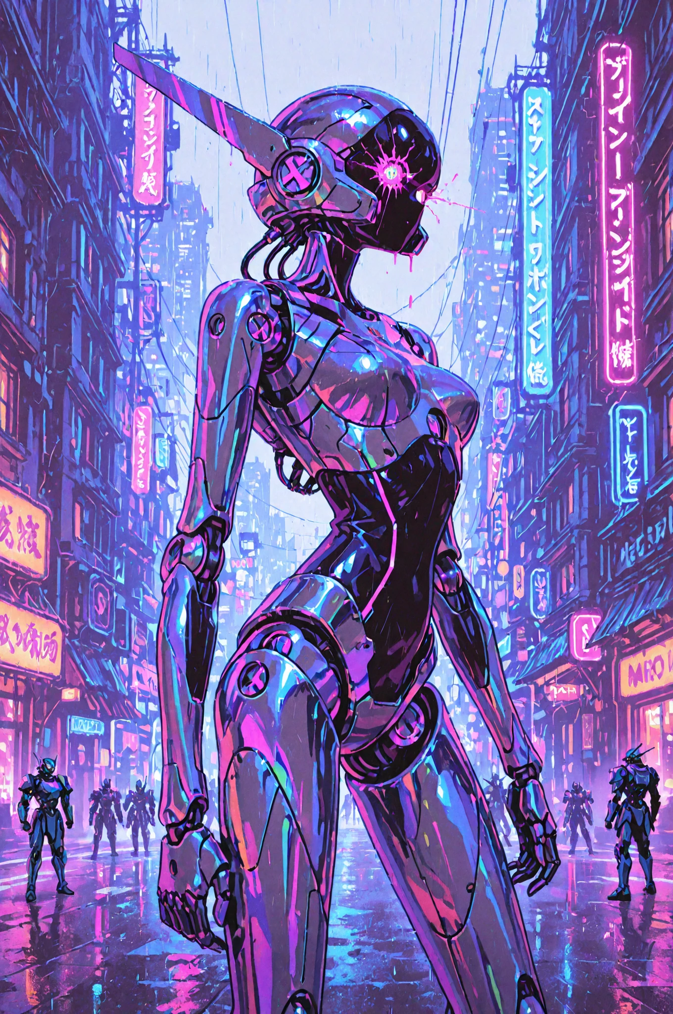 woman wearing glowing retrowavetech virtual bodysuit, corporate logos,voxel reality, scifi scene, <lora:MG_jijia:0.6> <lora:RetrowaveTech:0.9>