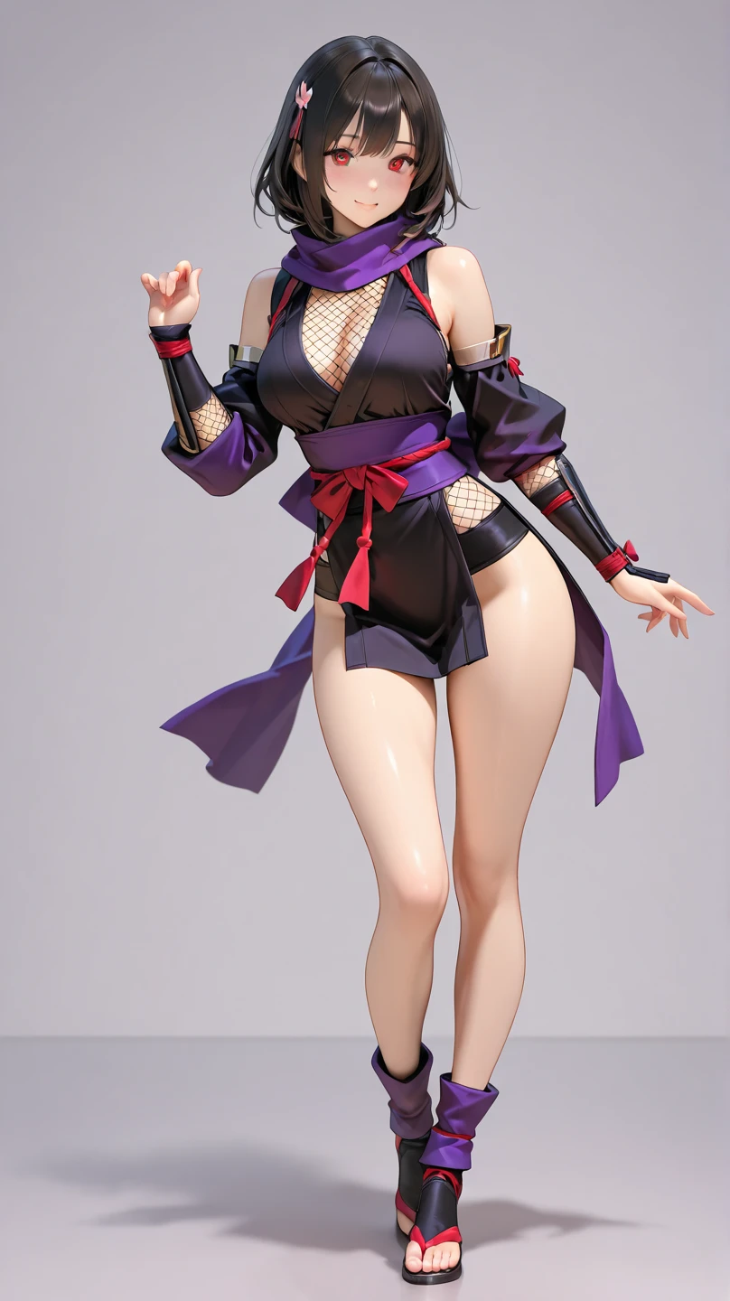 masterpiece, best quality,standing_split, full body, 1girl,standing on one leg, standing split, amazing cinematic,sparklehsr,evil,menacing,glowing eyes,(yandere:1.1),red gold-trimmed kimono,o-ring halterneck,hair ornaments,well-drawn hands,mole under both eyes,red string,flower tattoo,neck bell,red fox mask on head,butterfly-shaped pupils,brown gradient hair,ominous red lighting,scary,spider lily flowers,masterpiece,high quality