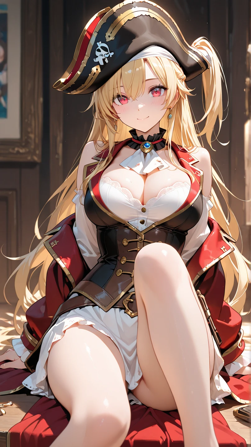 (Masterpiece, Best Quality, High Quality, Highres:1.4), Detailed, Extremely Detailed, Ambient Soft Lighting, 4K, Ornate,
Indoors, (Renaissance, Vintage:1.4), Plants, Window,
1Gril, (Solo:1.4), (Milf:1.2), Standing, Upper Body, (Face Focus:1.2),
(Extremely Detailed Hair:1.2), Blonde Hair, Long Hair, Long Sidelocks, Bangs, (Hair Intakes, High Ponytail:1.4),
Expressionless, Emotionless, (Red Eyes, Glaring, Contempt, Disgust, Looking at Viewer:1.2),
Curvy, Huge Breasts, off shoulder, badly torn, tuck up clothes, Skindentation, (Bursting Breasts:1.2),
(Tiara:1.2), Crown, (Cleavage, Strapless, badly torn, red Dress, Frilled Dress, Long Skirt, Puffy Skirt, Puffy Sleeves, Juliet Sleeves, Long Sleeves:1.2), Jewelry,