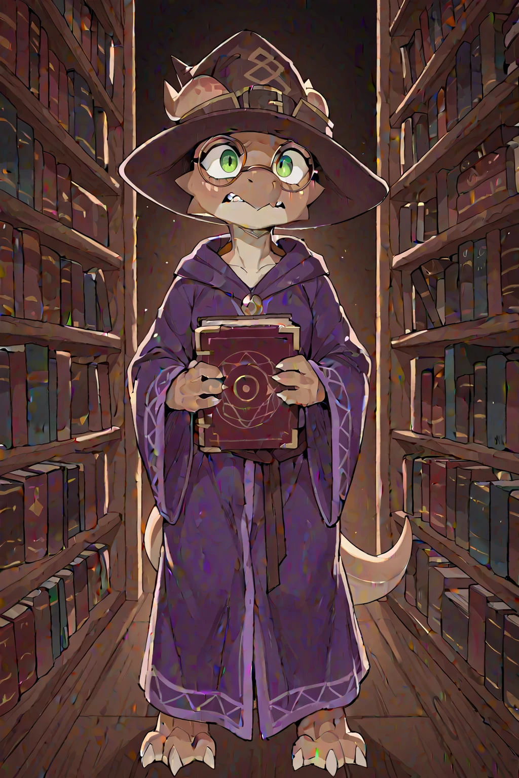 Ralsei , pink scarf , black_fur , slim , shy , honest , male , scut_tail , library , books , shelves , daylight , full body , standing , by ancesra, black ralsei from deltaruneadd, naked, not Wearing any clothes, nude, big cock, big dick, embarrassed face, in a daycare school with children, beautiful feet, detailed face, detailed eyes, detailed body, cute, pre cum, showing his small penis, (best quality, 4k, 8k, highres, masterpiece:1.2), ultra-detailed, realistic, photorealistic:1.37, HDR, UHD, studio lighting, extreme detail description, professional, vivid colors, bokeh, light-hearted, digital painting, soft colors, warm tone, playful atmosphere, ralsei, ralsei-black