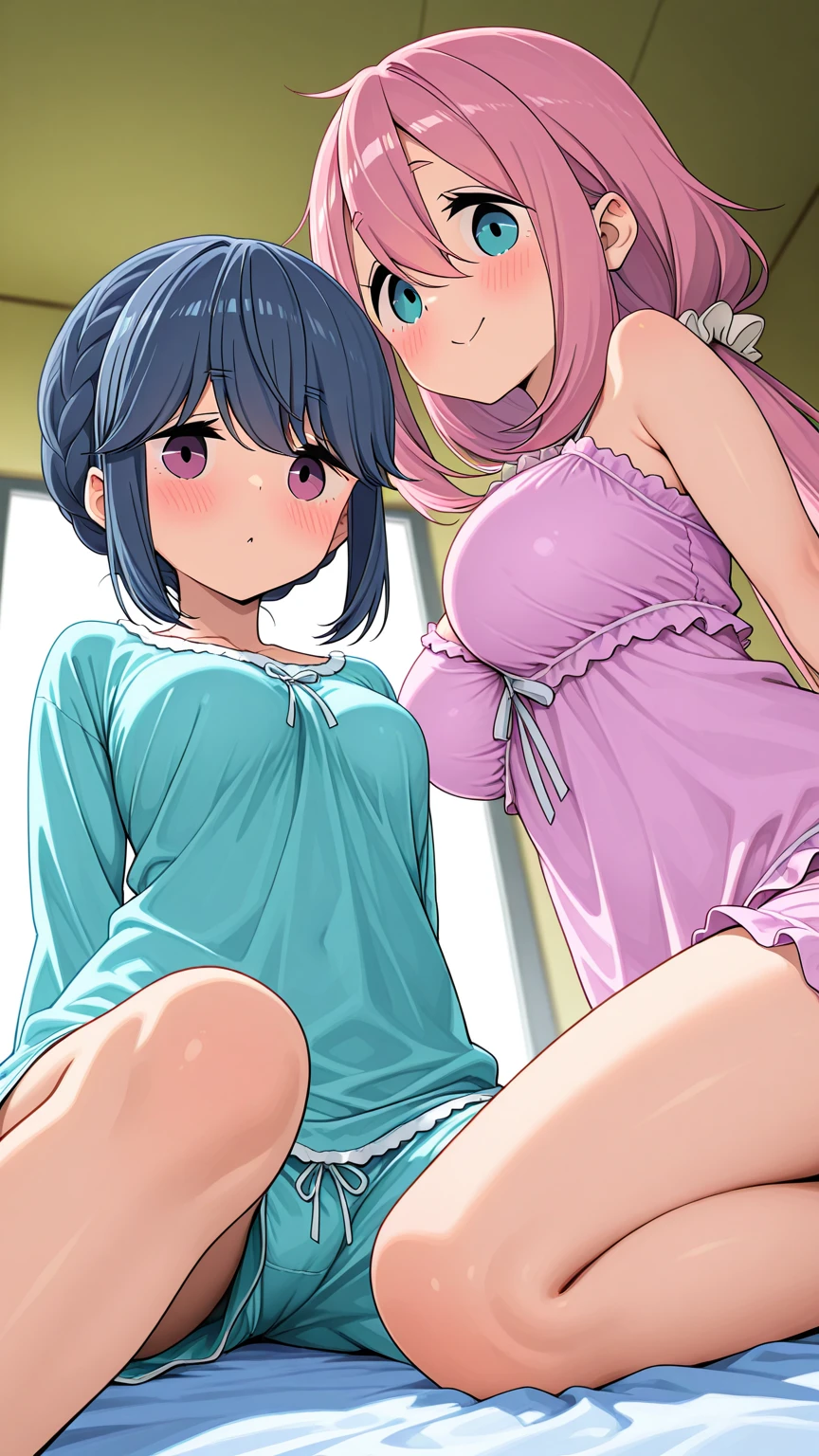 {{{{{16k,Ultra High-resolution realistic photograph of neat virgin junior high school girl's in loungewear as pretty as a actress in the sex lounge, junior high school girl's erotic expression at the moment she loses her virginity, She is a pure junior high school girl, but with each stroke she grew to love sex, shaking her hair with a superb riding position piston, her body hot and musky and naturally vocalizing, the unknown sensation enveloping her and dyeing her naughty expression, The junior high school girl's sexuality is rising and her chest is so hot that she looks like she's about to go sexual crazy}}}}},{{Extremely detailed}},{{{{{dye her cheeks flush and integrated her head pure small, thick lips, Enchanting thick gross idol's Lips}}}}},{{{{{the bang straight hair}}}}},{{{{{with deep and sexy cleavage, She get more attractive and smoother her body, her expression and appearance are transformed into that of a pure, Her shame when her loungewear is rolled up exposing her body, Her white tits are so fluffy, and are depicted in great detail, cutely budding nipples, She's in junior high school, but her sex appeal from her cleavage fills the room, An junior high school girl is still tiny, but her bodyline and tits and hips are getting sexier and girl who was just a  gets a large amount of female hormones flowing through her and her expression becomes woman}}}}}
