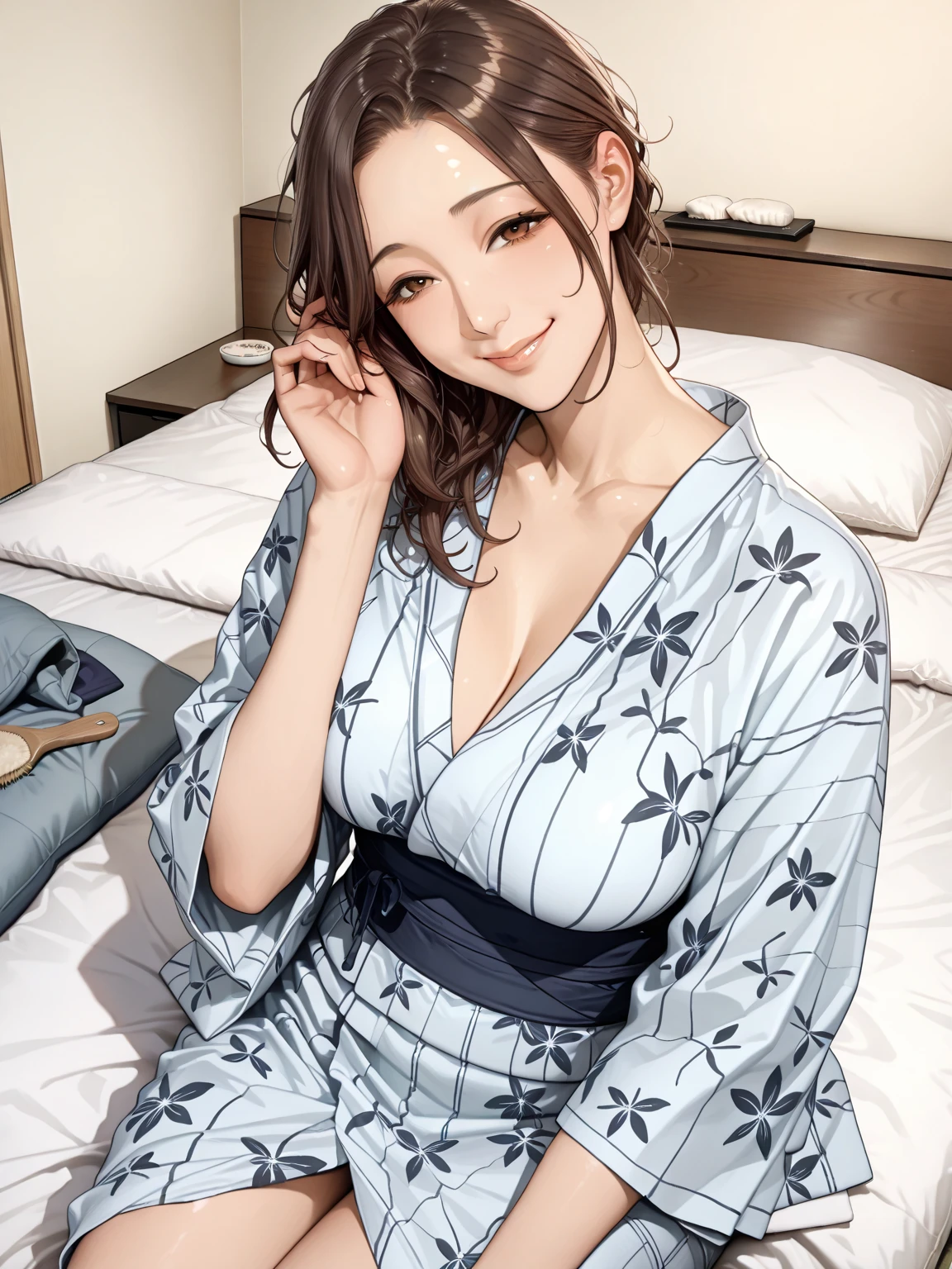 NSFW:2.0,masterpiece, 最high quality, high quality, High resolution, high quality texture, high quality shadows, High resolution, Beautiful details, Detailed CG, Detailed Texture, Realistic representation of face, Realistic, colorful, delicate, Cinematic Light, Side light, Lens flare, Ray Tracing, sharp concentrated, (1 Girl,concentrated:1.3), ( Intricate details, compensate, PureErosFaceV1:0.5), (細部まで美しいdelicateな顔, 緻密で美しいdelicateな瞳, Perfect Facial Proportions, Dense skin, Optimal ratio of four fingers to one thumb, Arms under chest, medium breasts, Wide Hips, Smooth upper abdomen, Tilt,in Japan ,middle hair ,wavy hair , Without hands, 30 years old,Brown eyes,Glasses,night,Hot spring inn,futon,tatami,Yukata,adultery,house wife, orgasm face,curvy,supright straddle, bich, sweat,missionary, 1boy, penis, lying, vaginal, pov, spread legs, sex, nsfw