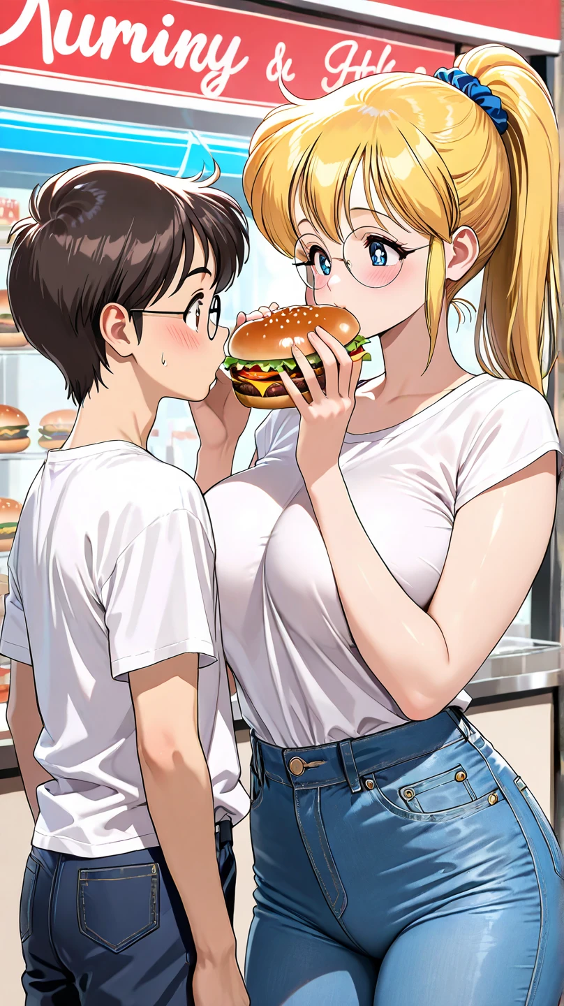 score_9, score_8_up, score_7_up, score_6_up, score_5_up, score_4_up, bj, 1girl, open eyes, beatiful eyes, Kuroka, woman horny, apron, in a cafe, blowjob, open mouth, wooden floor, woman and shota blowjob, cowboy shot, full body, size difference, age difference, floor, wet, horny, shota, small penis, tongue out, licking,

