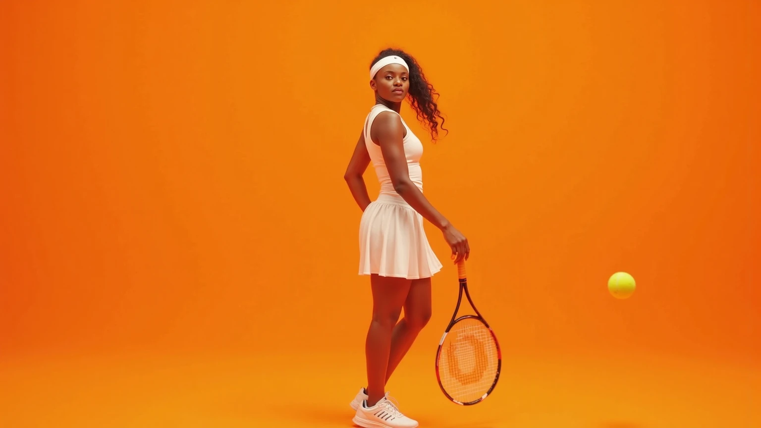 A beautiful woman in tight gray shorts and a white vest poses on a tennis court, tightsuit, Slim waist and thick hips, Big breasts Thin waist, Waist fit, back stance, Skinny woman, healthy woman, Fits the body, Medium Shot Shot, exposed waist!!!, Bare with thighs!!!, Skinny blue T-shirt, Waist circumference - shooting, Almost thin man, tight business suit, Photo fit, wearing simple, Tight clothing, Strike majestic hot poses
