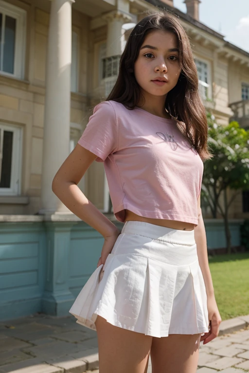 15 year old Indian girl in transparent skirt transparent