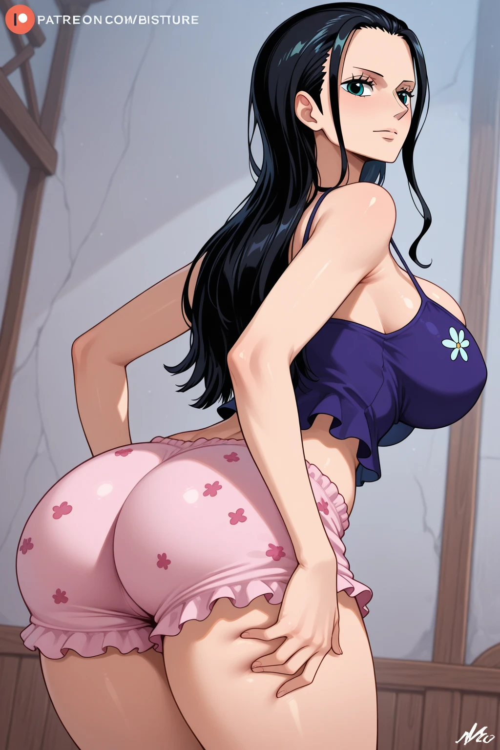 of anime without clothes and with a big ass and back and hot AND without clothes