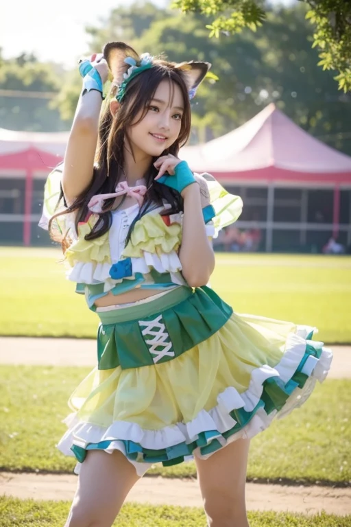 8k 壁纸, ultra - detailed, Beautiful and aesthetic, big breasts beautiful, tmasterpiece, Best quality at best, primitive,tmasterpiece,ultra fine photos,,best qualtiy,超高分辨率,Photoreality,full-body portraits,stunningly beautiful,,dynamicposes,delicated face,Vibrant eyes,(seen from the front)opulent,Highly detailed skin,Realistic details of skin,Visible Pore,tack sharp focus,volume fog,8K UHD,digital SLR camera,high qulity,filmgrain,White skin of the,photo-realism,looking from above,The clothes are partially transparent,smallunderboob,Superskirt,Lori huge breasts cleavage,Thong panties,white stockings,short minidress,Superskirt