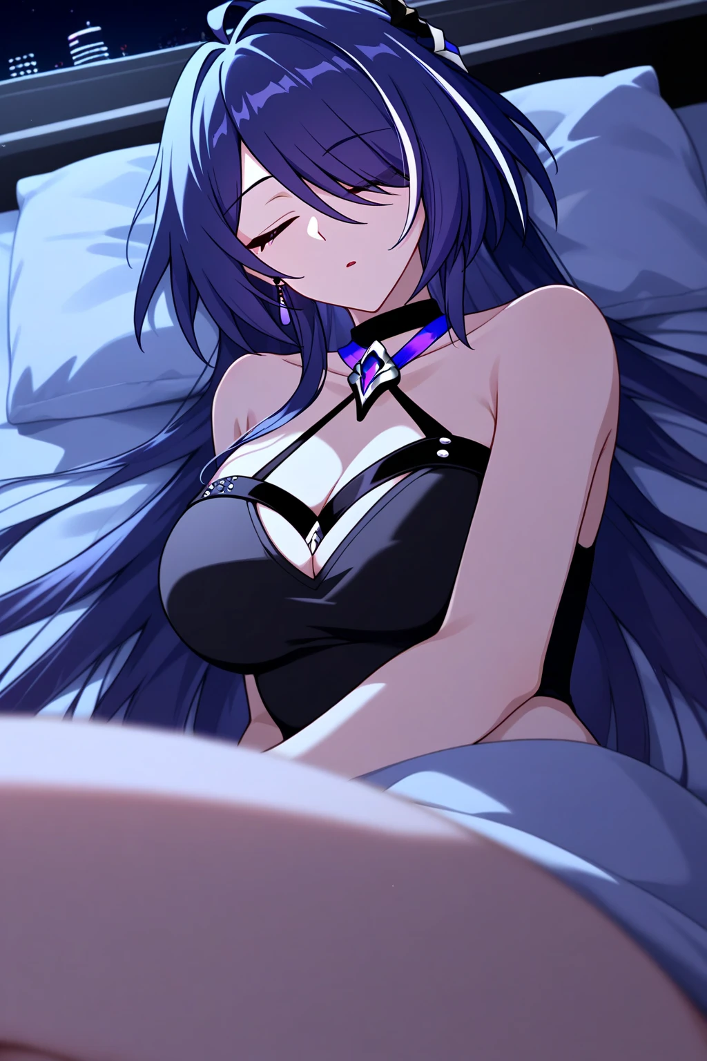 top quality, 8K, muste piece: 1.3, Ultra HD, high quality, best quality, High freshness, Realism)),symphogear body suit:1.4,blue hair,blush,(((girl having sex))),(((Cumshot)))Climax,crying face