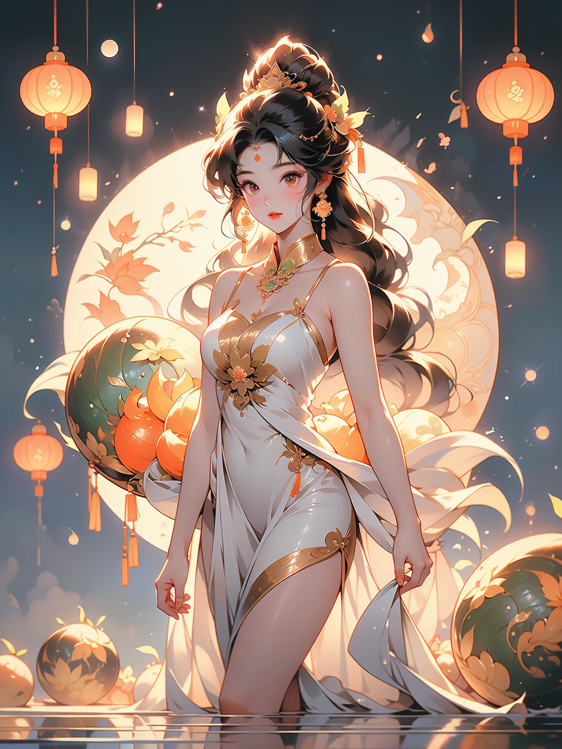 Moon, Chang'e, Jade Rabbit, Night --auto --s2