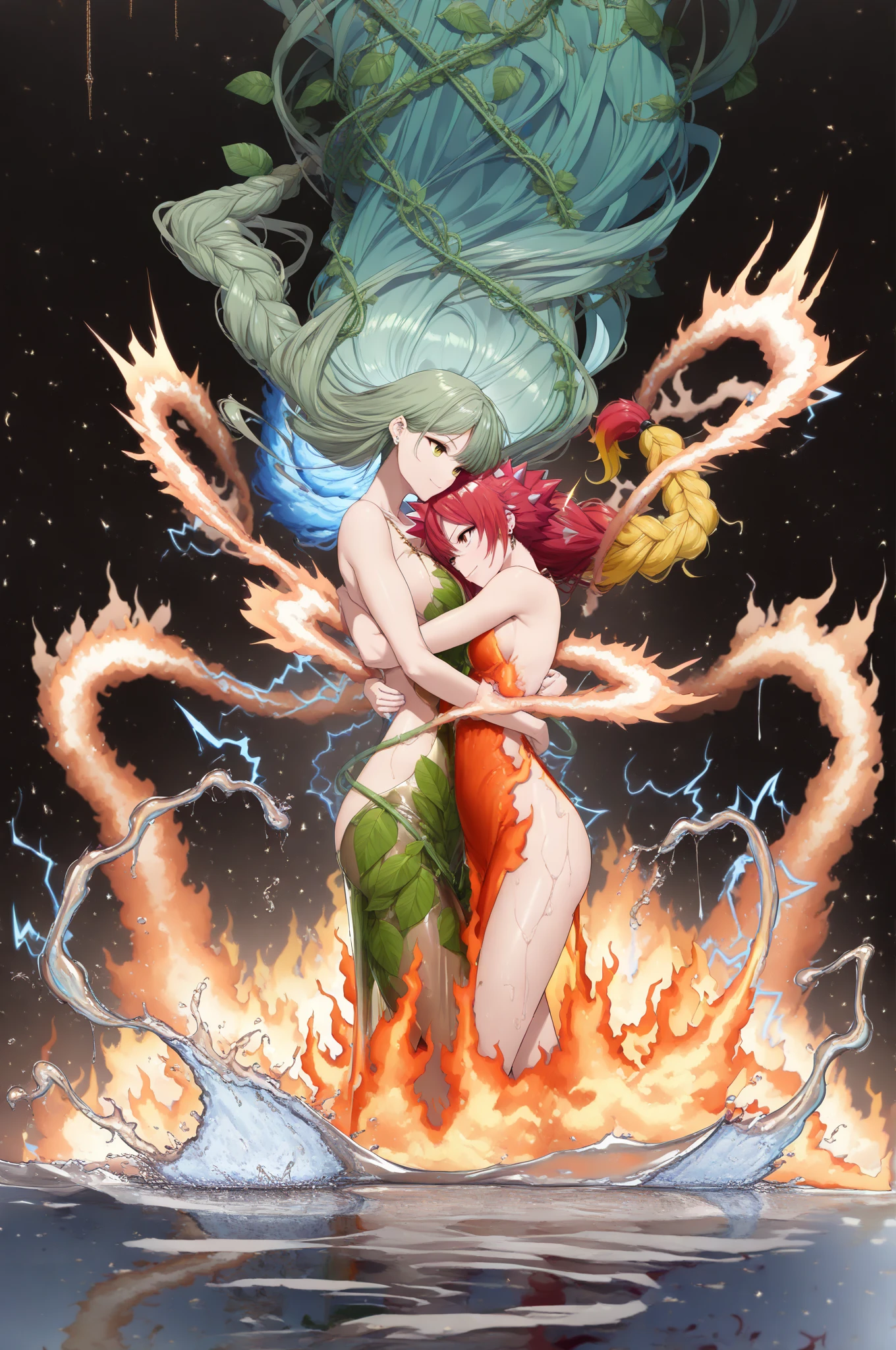 Tentacle binding,Nipple patches,X-rated,undertale,chara,red - eyed,Charming,Evil laughter,sexy for,green color,brown pubic fur,Get wet,Sweat,White liquid,red colour,Open chest and breasts,Open navel,pantyless,no-bra,stocklings,Full body standing painting,tempting pose,with short brown hair,Be red in the face,Lust,Hand repair,the detail,k hd,Cocked buttocks,love heart,jade foot,Expose the chest,Vest line,with an open crotch,Dress revealingly,flesh body,Close to the original,illustration,CG,slaves,Bed,anime big breast,quadratic element(Optimal image quality,tmasterpiece,sexual appetite)