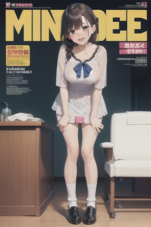 nsfw, (masterpiece), (photo realistic1.4), ultra high res, best quality, 8k,(night time,comic cafe,comes one’s front:1.0,BREAK solo, 1girl, 20yo, an extremely beautiful girl, beautiful face, perfect face, cute symmetrical eyes, double eyelid, medium breasts, puffy_nipples, (perky breasts), narrow waist, (pubic dark orange hair:1.5), bsp, pussy juice dripping, ((short hair, dark orange hair)), glasses,no makeup, sweaty body, standing, BREAK (green tracksuit), (open clothes), breasts, nipples, nipple slip, pussy, pussy slip, no panties,(embarrassed,smile), open mouths,((tongue out)),deep breathing, feel good,public indecency,look up away from viewer,(((multiple boys, peeing on a girl,multiple penises, gangbang)),((??????? torogao, saliva trail, nose blush,one eye closed,out tongue)),cleavage of the breast,happy,((smile:1.9),((cum on body:1.9)),((cum on face:1.9)),((cum on hair:1.9)),(Bukkake, cum in mouths:1.3),(cum on glasses:1.3),hands up,vulgarity,,(female masturbation:1.9))),(Mess with yourself), (cum shot),