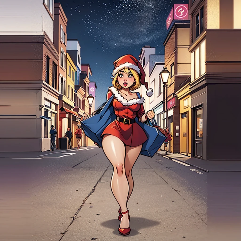 (((1 girl))), wearing Santa Claus hat, (Tatsumaki de um homem de soco), (cabelo verde curto), (olhos verdes), peito pequeno, (((vestindo roupa vermelha sexy de Papai Noel com saia bem curta))), (((whole body view))), (in Tokyo Japan city at night with starry sky and full moon in the sky), (((pernas lindas e musculosas))), cintura fina, muscles of the abdomen, foto do corpo grande asull))), red high heels wearing me with my hands on my hips in a bad mood), (((mal-humorado))), (HDR) , reflexo ocular, olhos estendidos, olhos estendidos, Moody, anime, minimalismo, estilo anime, ray tracing, Cinematic lighting, Cinematic lighting, brilhar, brilhar, Artefatos JPEG, luz brilhante, raios de deus, ray tracing, sombra projetada, panorama, Sony FE, from behind, debaixo, debaixo, UHD, piece of master, preciso, preciso, anatomicamente correto, super detalhe, alta qualidade, best quality, muito alto, 16k