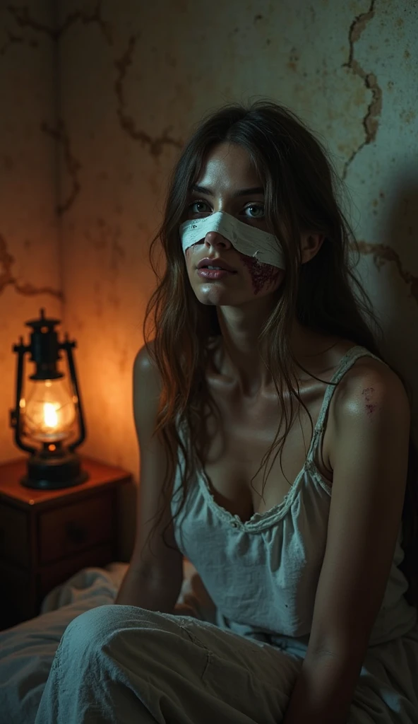 score_9, score_8_up, score_7_up, score_6_up, score_5_up, score_4_up, realistic style, photo, photorealistic, high detail, portrait, horror photo, ((zombie)), scary mummified ??????, ugly creature, pale rotten skin, worms eating face, sunken eye sockets, (mummy), dark lighting, pharaoh's tomb, tag1, tag2