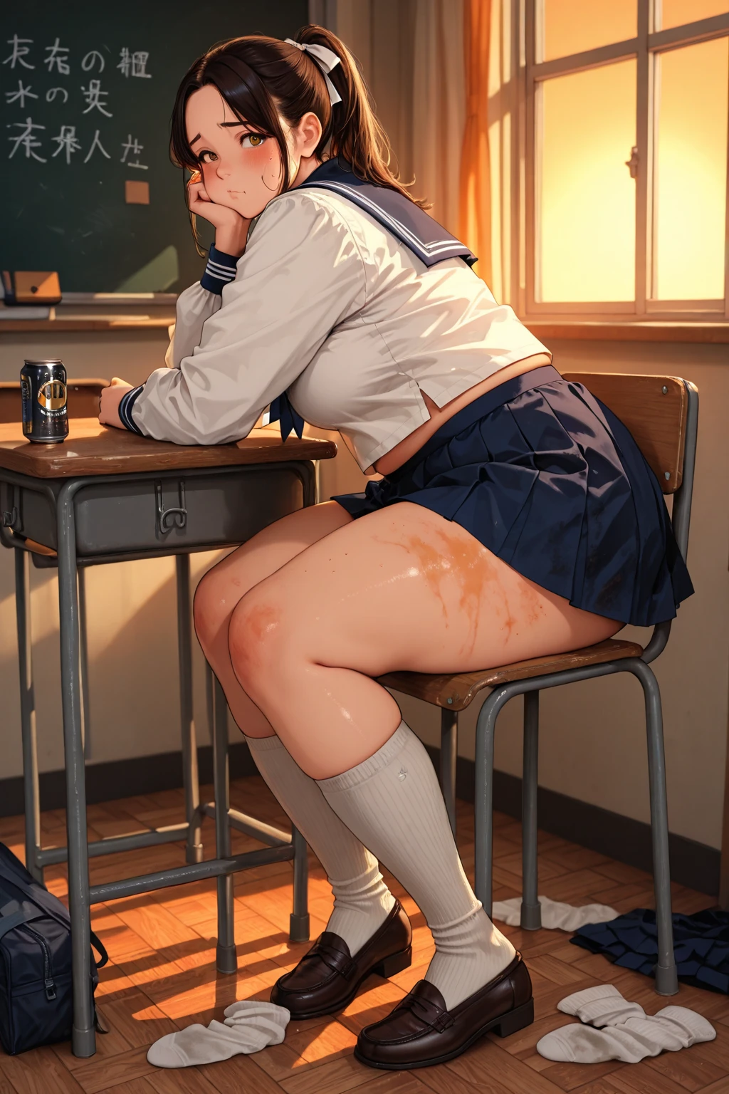 Ultra HD Photos、whole body、Accurate depiction of the human body、Schools that train sex slaves、uniform、classroom、whole bodyエスビアン、Small breasts、Lewd、Clothed masturbation、Shame play、Sensuality、Feels good、Peeing、incontinence、Urinating
