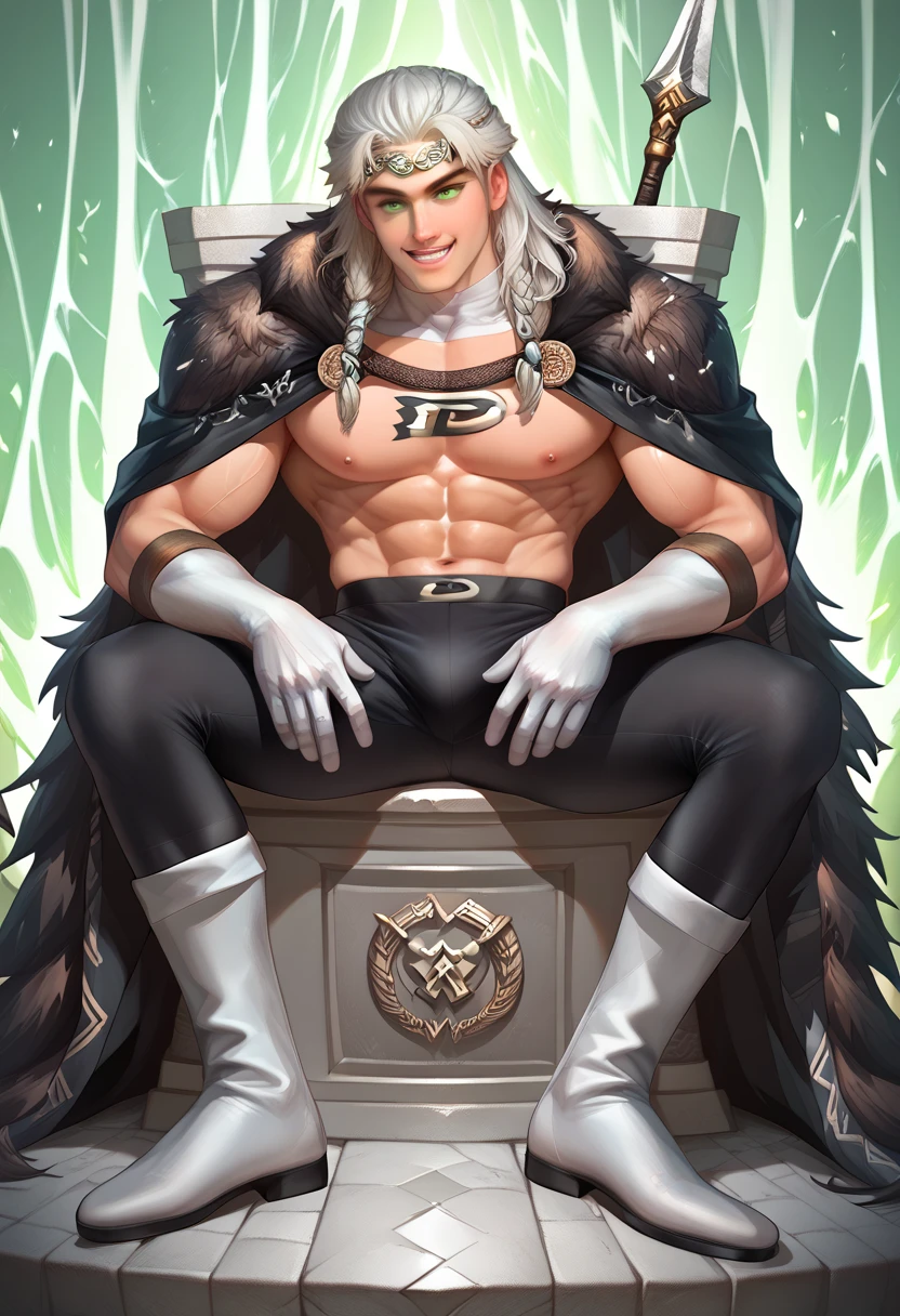 <lora:Godfrey1.0:0.8>,1boy,solo,white hair,braid,beard,crown,golden lion,hand on another's shoulder,claws,
hoodie,(graffiti:1.2),
cowboy shot,simple background,(watercolor:1.2),
masterpiece,best quality,ultimate details,highres,8k,wallpaper,extremely clear,<lora:watercolor:1>,