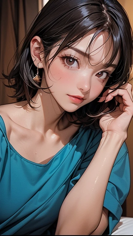 (In 8K、RAW shooting、highest quality、Masseter muscle part:1.2)、Super detailed、super resolution、(realistic、realistic pictures:1.37)、portrait、High-definition RAW color photo、professional photography、hvery detailed and beautiful、very detailed、8K image wallpaper、amazing details、huge file size、official art、Hvery detailed CG Unity 8K wallpapers、hvery detailed beautiful girl、very detailed顔、very detailed目、very detailed肌、very thin fingers、hvery detailed nose、very detailed詳細な口、perfect ???????、detailed background、detailed clothing、((大peopleの女性1名とたくましい男性１people))、((30歳の大peopleの女性))、beautiful woman、realisticbody、white skin、glowing skin、black haired、((medium hair))、(well-groomed bangs: 1.4)、cute face、lifelike face、delicate eyes、((Nurse's Station))、((Nurse appearance))、(((No bra)))、(((Black and white lingerie)))、((press one&#39;s face into a woman&#39;s crotch))、((a woman&#39;s breasts are exposed))、((standing athletic pose))、((talented person:1.5))、((woman&#39;s arms are above man&#39;s head))、Sweat、earrings、necklace、bracelet、((look at the men))、contrapo、dynamic lighting、((firm B cup))、((cleavage))、(((close your eyes and yawn loudly)))、((expression of agony))、