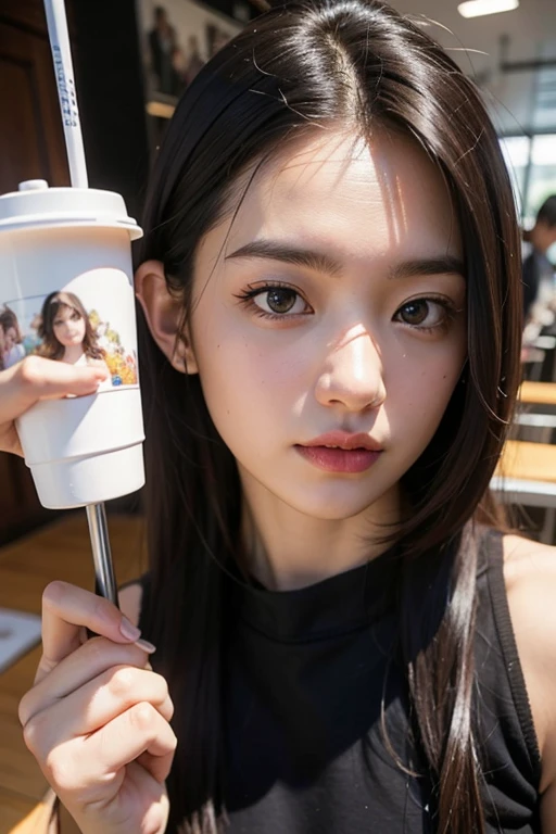 8K、Raw photography、top-quality、​masterpiece:1.2)、(realisitic、Photorealsitic:1.37)、top-quality、超A high resolution、Downtown at night、Beautiful girl alone in a luxurious bar、alcohol、I&#39;m asleep at the bar counter with my eyes closed.、drunk and in a good mood、My clothes are turned up and I&#39;m naked、There are a lot of expensive alcoholic beverages on the shelves.、(full bodyesbian)、cleavage of the breast、Colossal tits、beauty legs、high-heels