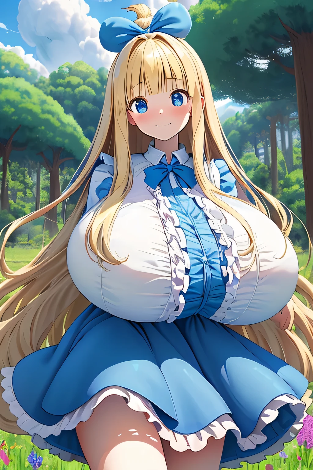 {{{{{16k,Ultra High-resolution realistic romantic Leaked photos of a bare neat virgin girl with her own swaying huge tits as pretty as a actress with white ribbons, She's in sunny glass field, she is so ashamed, so embarrassed, so humiliated, The way she embarrassed herself is adorable, The more shy she is, the smaller and cuter her face becomes}}}}},{{Extremely detailed}},{{{{{dye her cheeks flush and integrated her face pretty small, thick lips, Enchanting thick gross idol's Lips}}}}},{{{{{the best glossy bang neat long, voluminous hair}}}}},{{{{{the more her bodyline and transform into a pretty girl, her bare bodyline and weist are more and more curvier and softly, Injecting her with hormones to make her body, eyes, hair, body lines neat, All her shame turns to purity, and as she moans with a neat look on her face}}}}},{{{{{The more shy she gets, the more her tits droop and the droopier they get, and that's even more embarrassing}}}}},{{{{{She's given hormones that make her even more embarrassed, so embarrassed that she cowered and unable to control the sexual voice that comes out on its own, couldn't even open her eyes, When she climaxes with a lewd voice unthinkable from her usual purity, she turns into a masturbator, but even her masturbation is pure and she masturbates cutely, but her tits are out of shape, turn into her bad shape tits, Blessed that don't fit in the children's clothes she wears that have grown disproportionately large for their age}}}}}