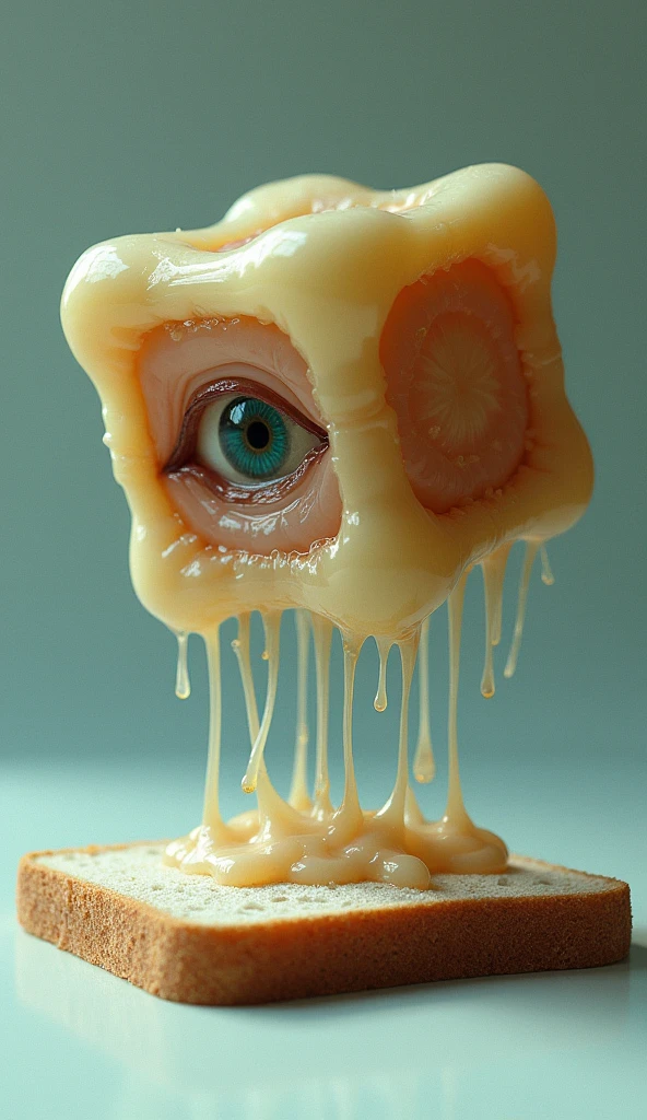 (many eyes:1.5), cheese on the table, knife, 8k, F2.8, RAW Photo, ultra detailed,  trypophobia, <lora:EnvyTrypophobiaXL01:0.8>