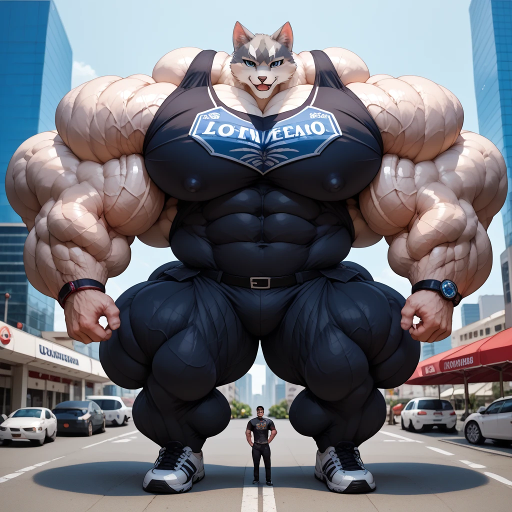 Character action clothes：solo, male anthro wolf), (), ((corruption)), black glowing liquid，（((liquid_latex, , rubber:1.2)，,black latex，goo transformation，(gooey)(cave) figure： figure：muscle, 1 tail, , (<3), ,, ,muscular，(muscular:1.1)(muscular,abs,hyper muscles:1.4),(hyper pecs:1.2)(Huge bulge:1.5)，,(black glowing cum:)penis picture quality details：unreal engine,perfect light，detailed, photorealistic, 4k, hd, , , , good anatomy, , (), , high quality, best quality, concept art, photorealistic, octane rende (nipple rings:1)，City ，Sky，car ，High-rise