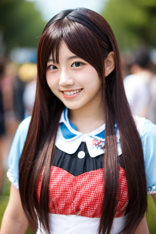 (8K、Raw photography、Highest quality、masterpiece:1.2),(Black Hair、Dark Eyes:1.9),(:High school girls、Student uniform 1.6)、View your audience,Viewed from the front,White skin,(:1.4)、(Tight waist:1.6)、(Clothes that accentuate the shape of the breasts:1.0)、(Big Breasts :1.3)、Slim figure、Ultra-high resolution,beautiful,beautiful fece,(One person、No background:1.9),whole bodyボディー,Japanese women,(reality的:1.37)、Photon Mapping,reality、(Baby-faced and cute: 1.4)、(Cute Smile: 1.8)、(Round face: 1.8)、Radio City、Physically Based Rendering、Depth of field rally background、photograph, (I can see your knees、Thigh close-up:1.8),(:1.6),whole body、Great quality