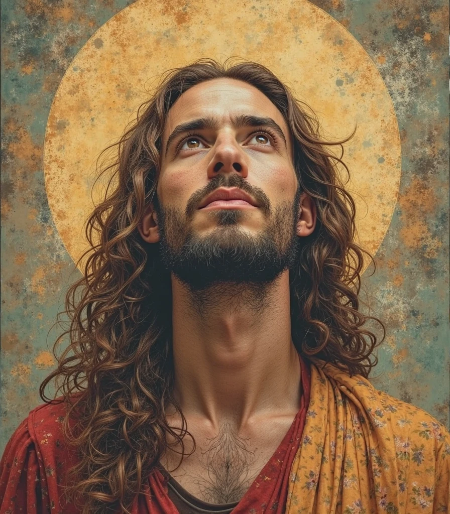 . Jesus: high,  brown, skinny, curly, 16-20 years.Jesus

Nuestros abuelos nos enseñaron a respetar la tierra.  