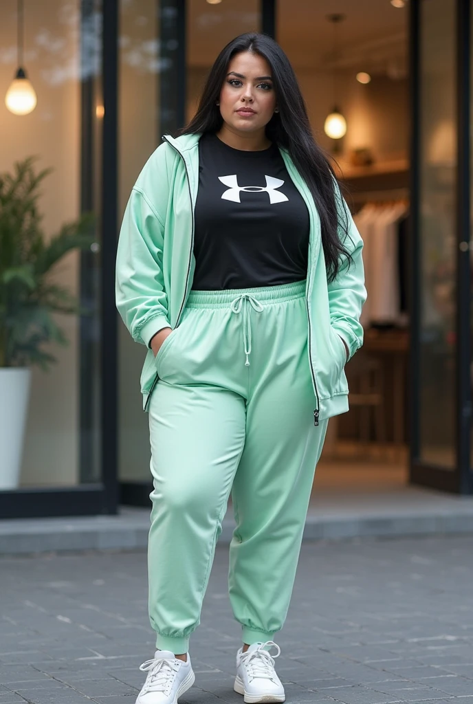 merula, full body, blue adidas sport pants