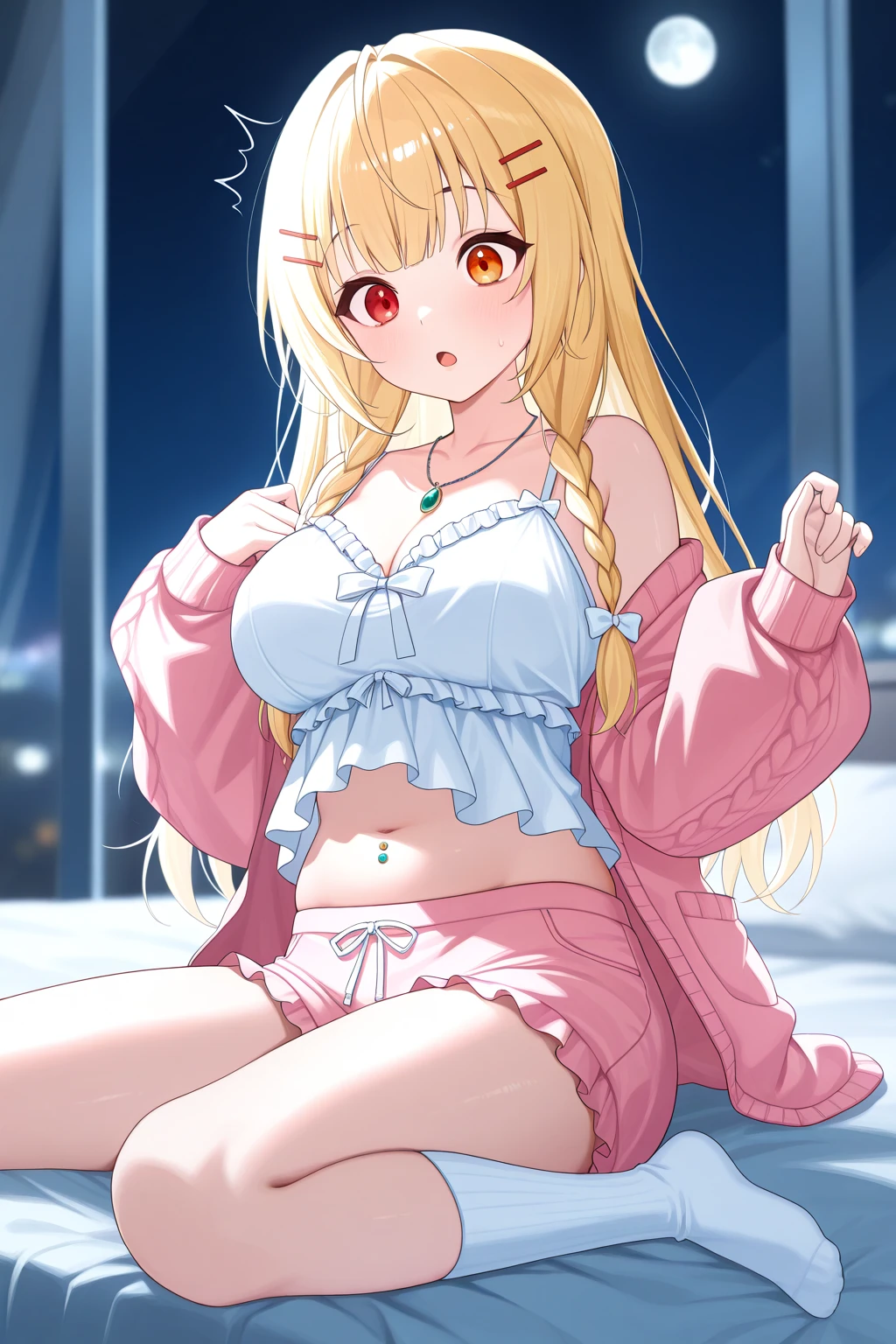 beautiful cute girl,(honey yellow hair:1.2),(drill wave hair:1.1),(long hair:1.1),(pink eyes:1.2),(red cheek:1.0),(princess:1.1),(lace, camisole:1.25),((crown,👑:1.1),((lace:1.2)),(underwear:1.25),close up of butt,(spread your legs:1.0),(hand inside underwear:1.15),(masturbation:1.1),(nsfw:1.0),(泣き顔:1.1)