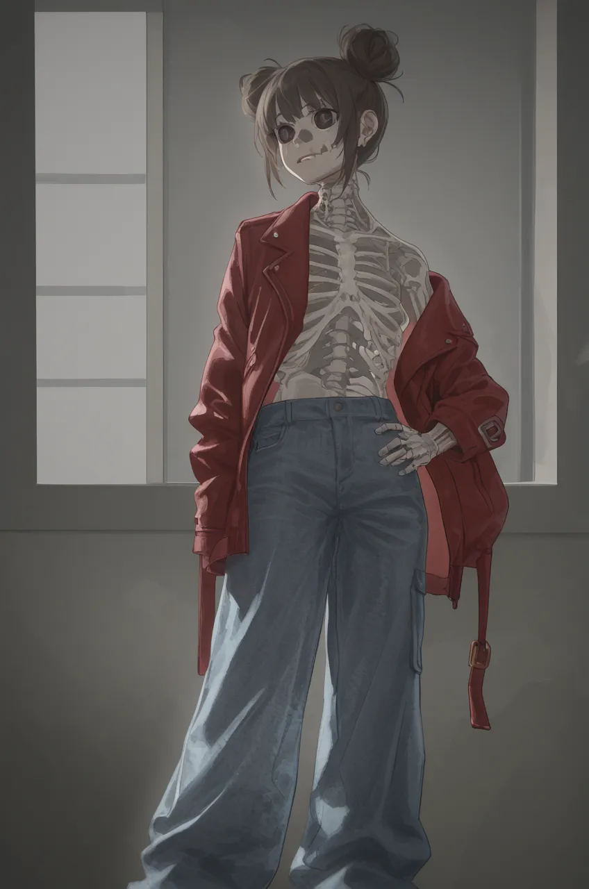 İskelet adam dönüşüyor